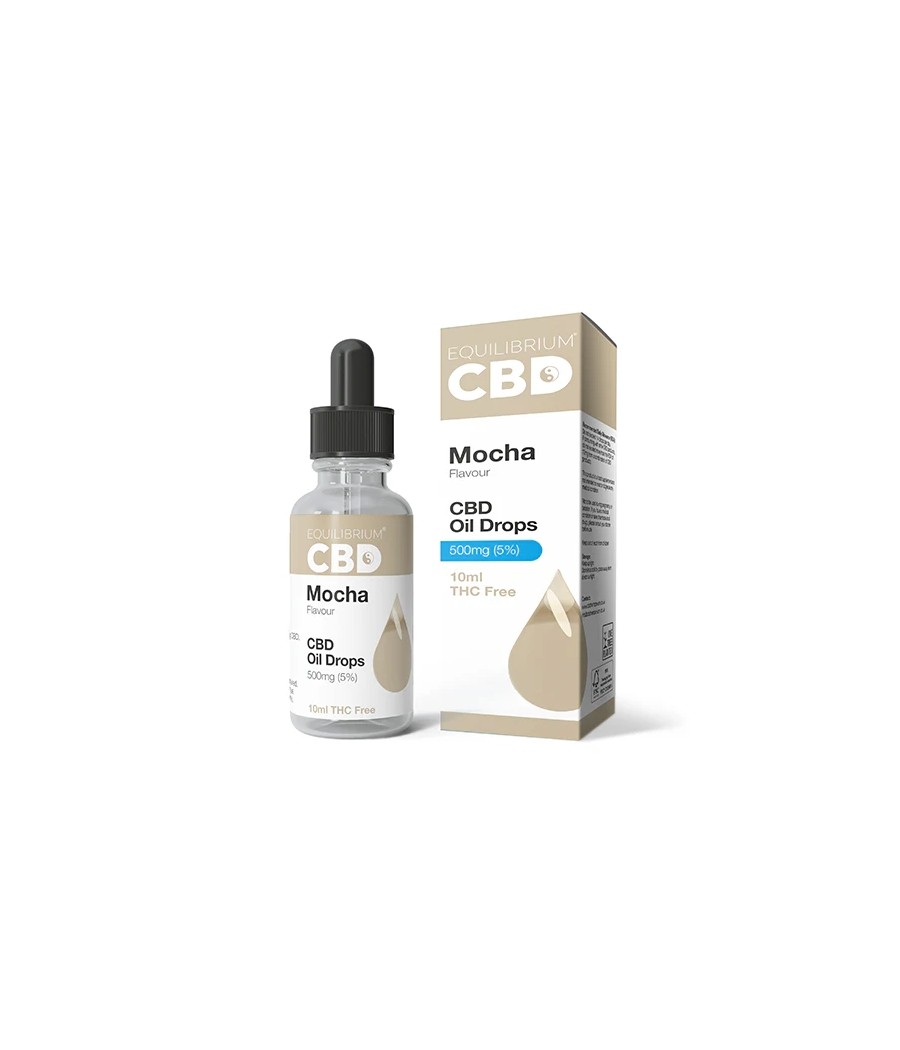 500mg Equilibrium CBD Oil 10ml - Mocha Flavour
