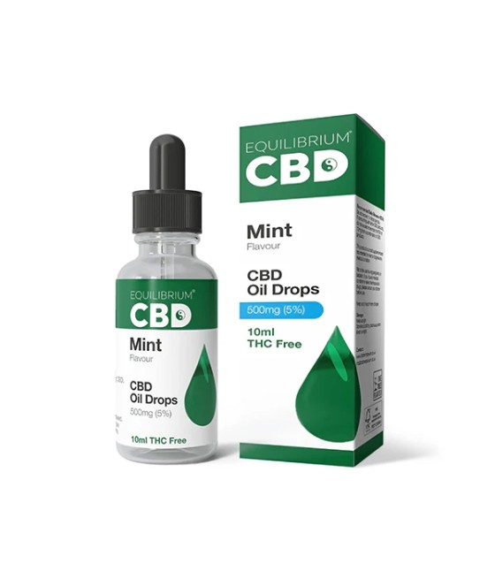 500mg Equilibrium CBD Oil 10ml - Mint Flavour