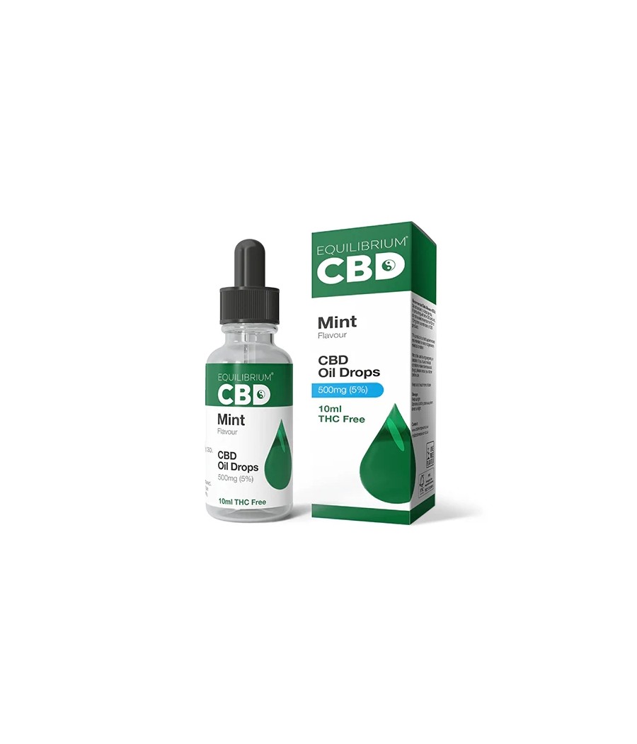 500mg Equilibrium CBD Oil 10ml - Mint Flavour