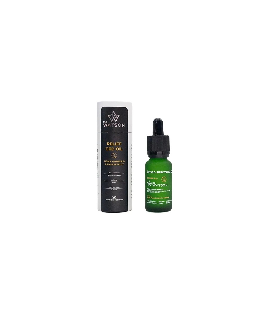 Dr Watson 1500mg Broad-Spectrum Relief CBD Oil 20ml