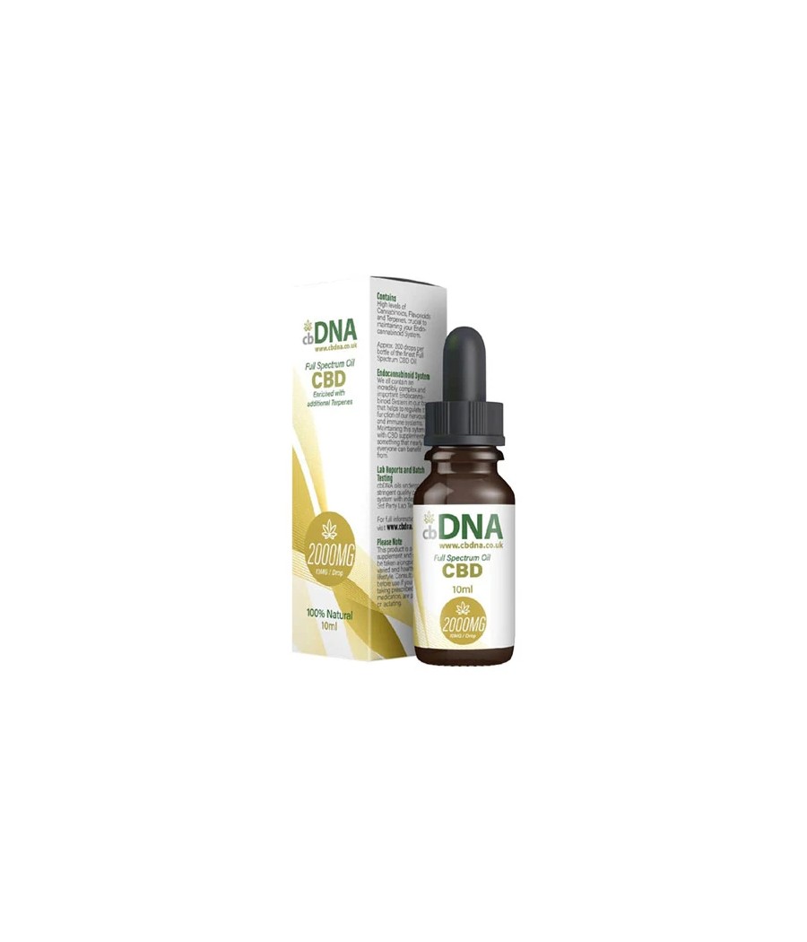 cbDNA 2000mg Full Spectrum CBD Oil - 10ml