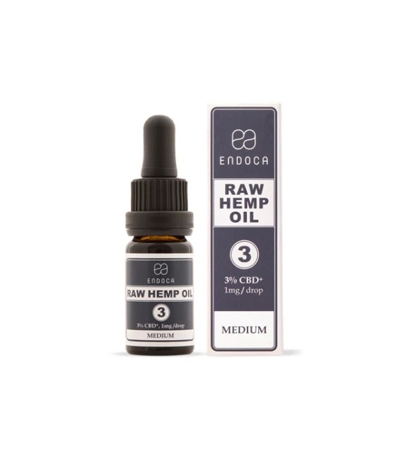 Endoca 300mg CBD+CBDa RAW Hemp Oil Drops 10ml