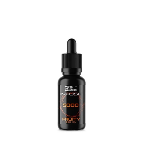 CBD Asylum Infuse 5000mg CBD Fruity Oil - 30ml (BUY 1 GET 2 FREE)