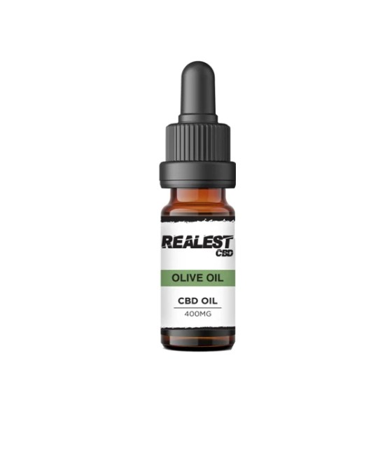 Realest CBD 400mg Broad Spectrum CBD 10ml Olive Oil (BUY 1 GET 1 FREE)