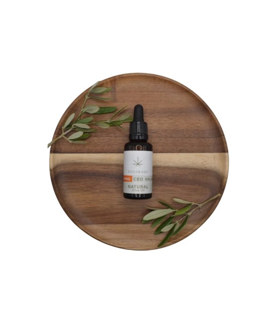 3000mg Goodbody Botanicals 10% CBD Natural Olive Oil Drops - 30ml