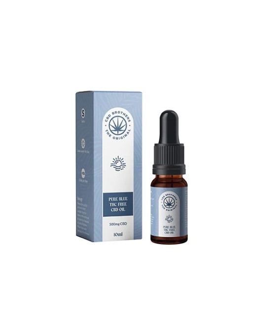 CBD Brothers Pure Blue 500mg CBD Oil - 10ml