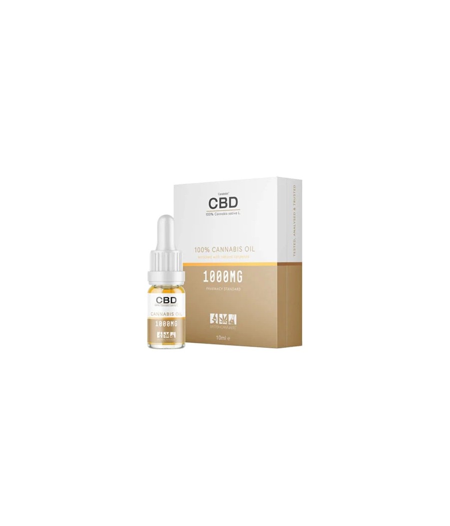 CBD by British Cannabis 1000mg CBD Cannabis Oil - 10ml