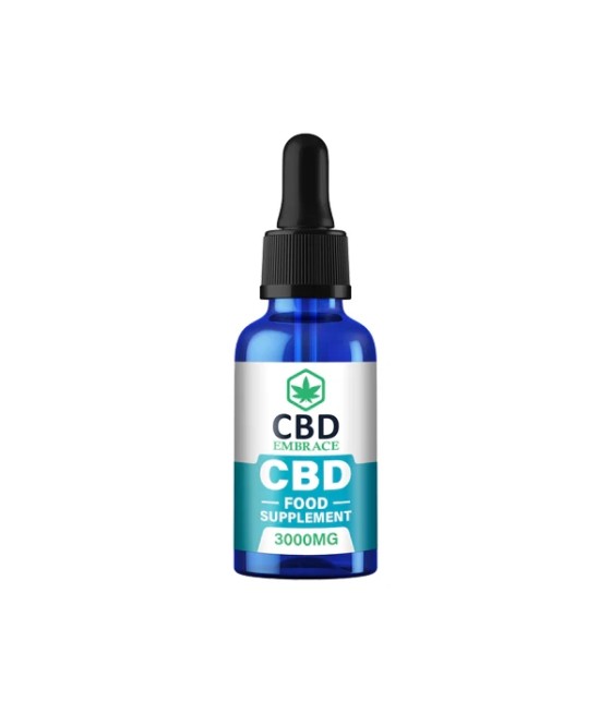 CBD Embrace 3000mg Full Spectrum CBD Food Supplement - 30ml