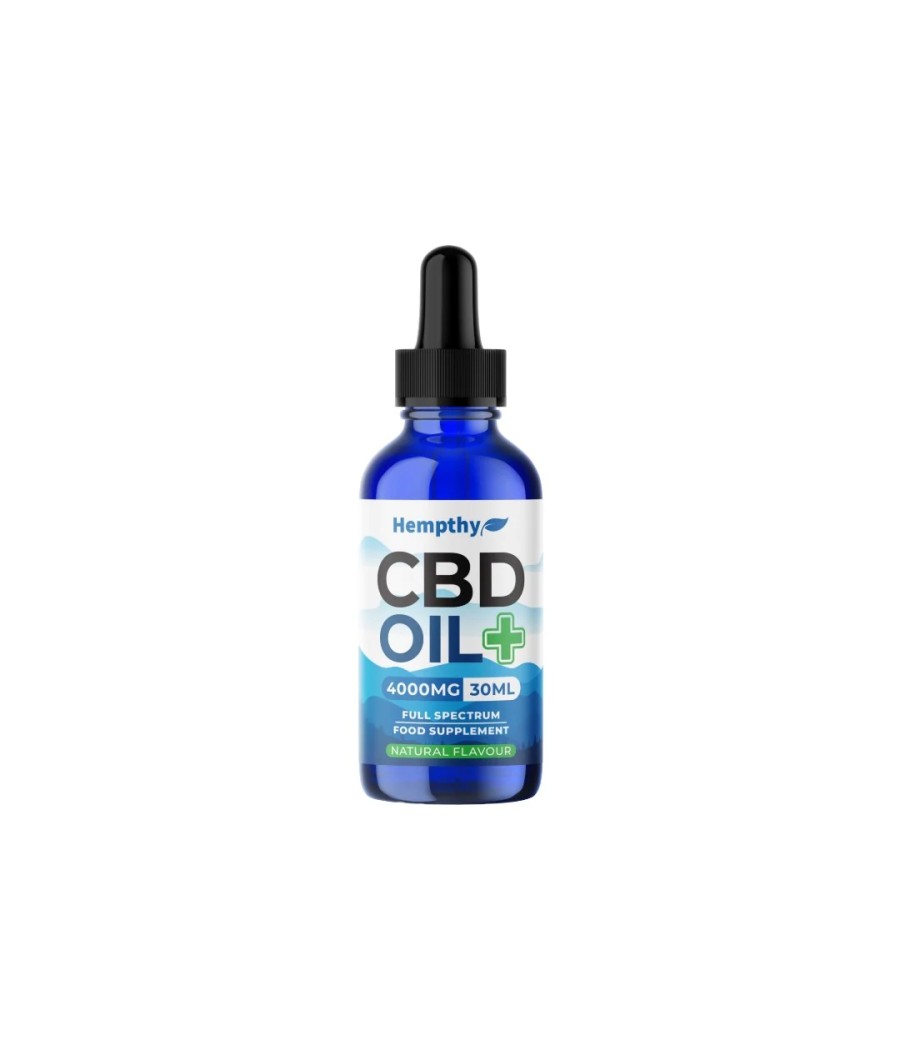Hempthy 4000mg CBD Oil Full Spectrum Natural - 30ml