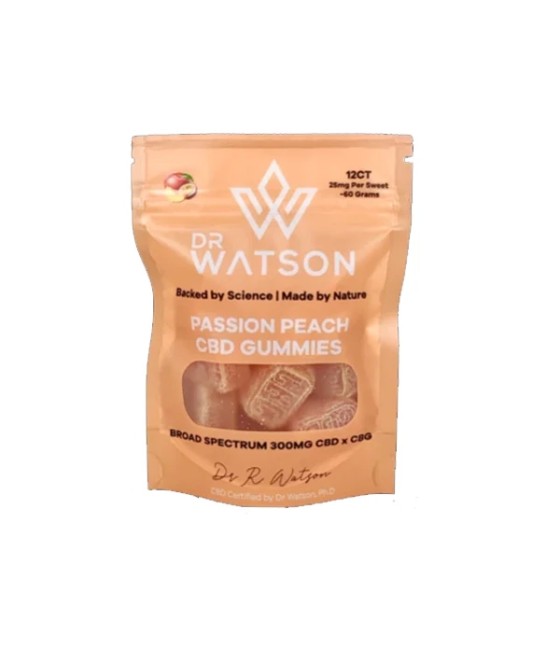 Dr Watson 300mg CBD Hemp Gummies Pack of 12