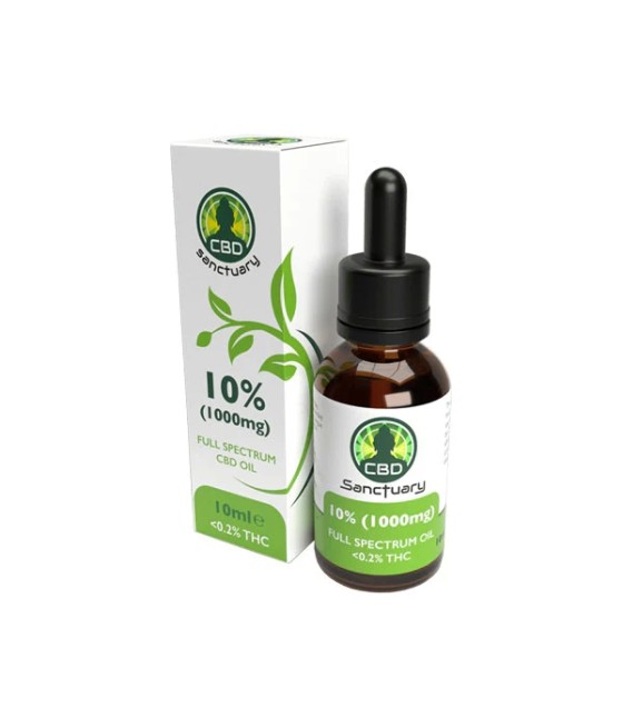 CBD Sanctuary 1000mg CBD Full Spectrum Oil - 10ml
