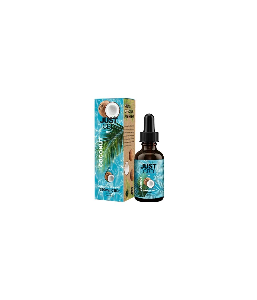 Just CBD 550mg Coconut Oil Tincture - 30ml