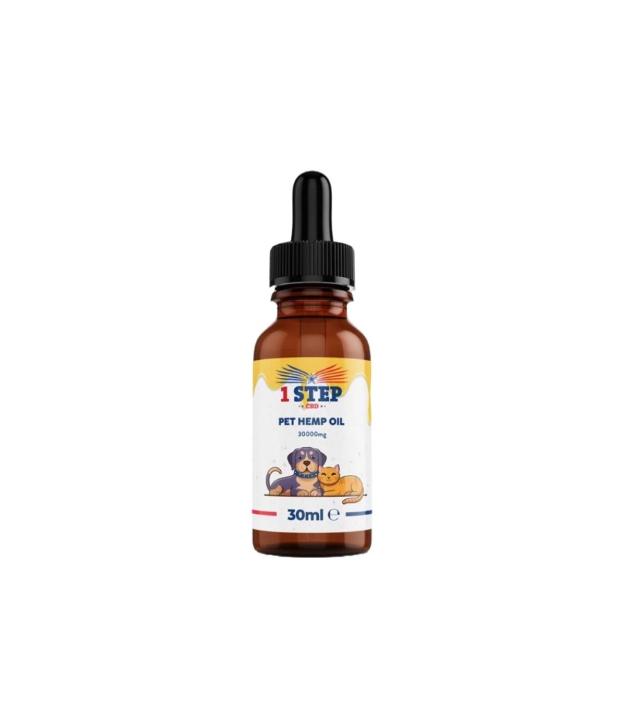 1 Step CBD 30000mg Natural Pet Hemp Oil 30ml
