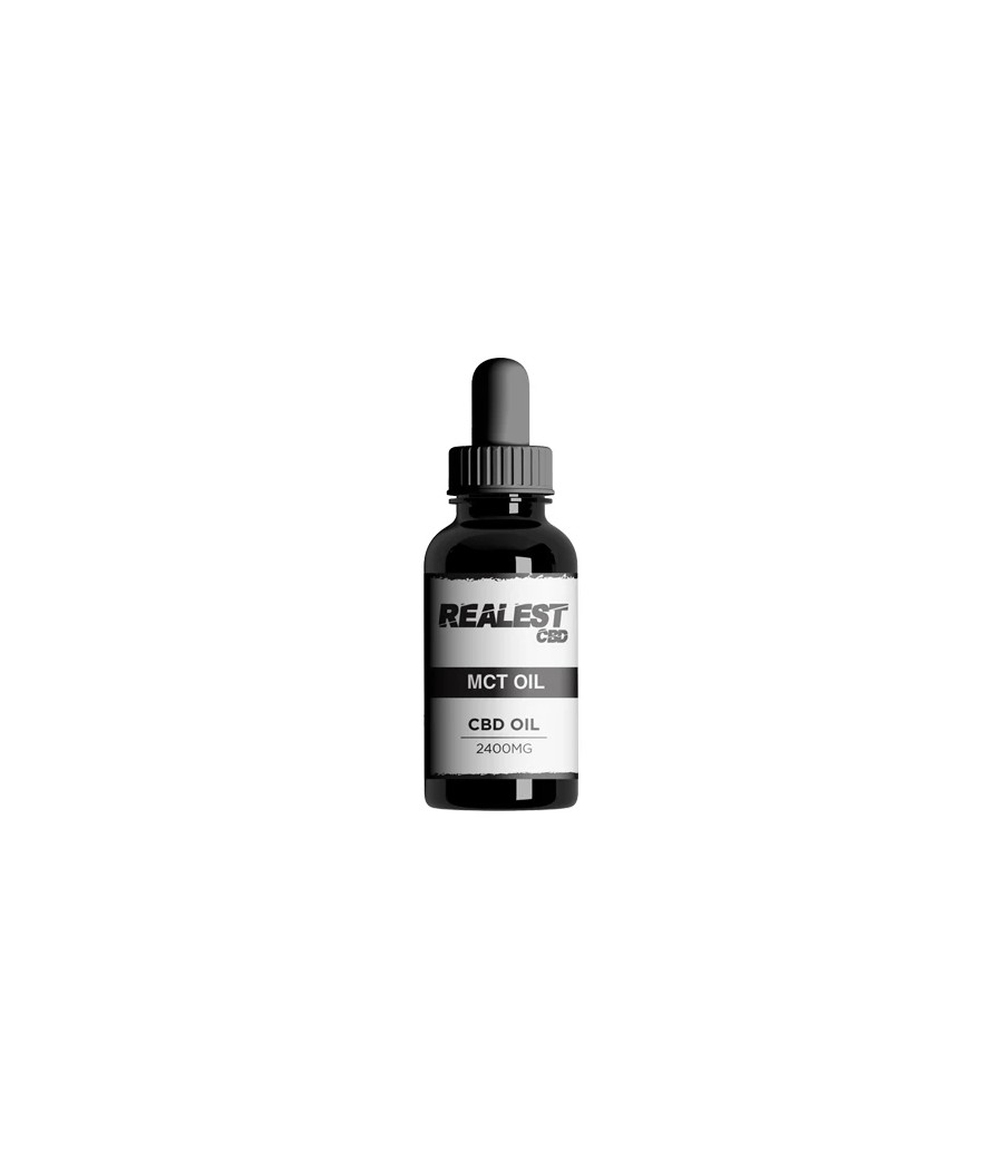 Realest CBD 2400mg Broad Spectrum CBD MCT Oil - 30ml (BUY 1 GET 1 FREE)