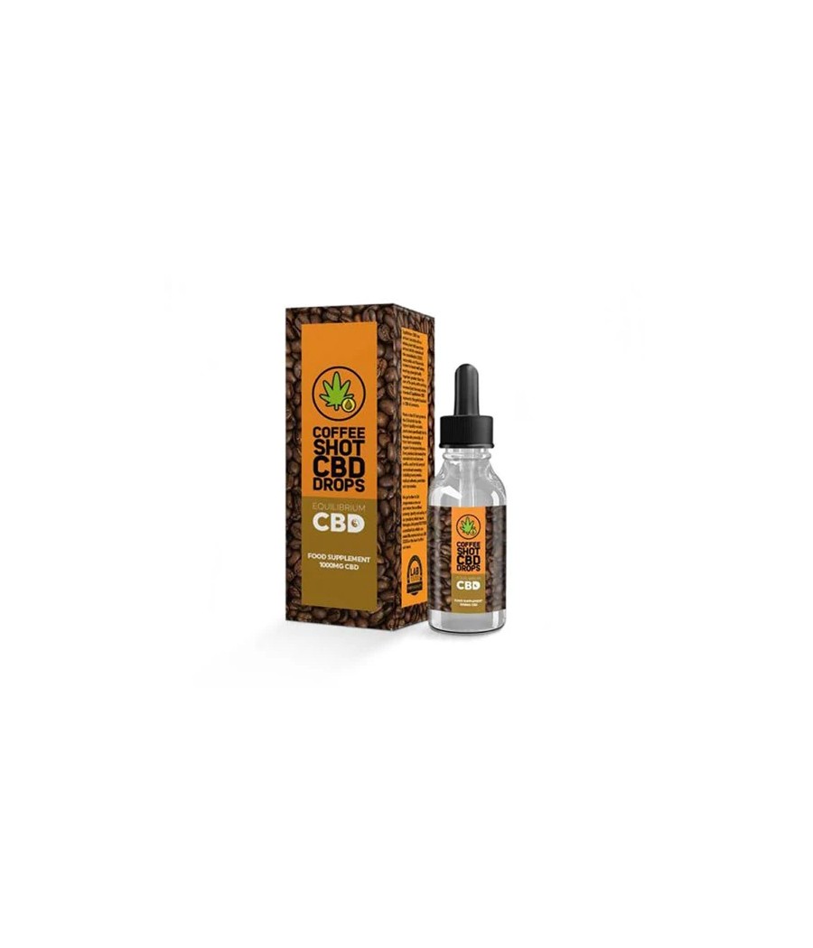 1000mg Equilibrium CBD Oil 10ml - Coffee Shot Drops