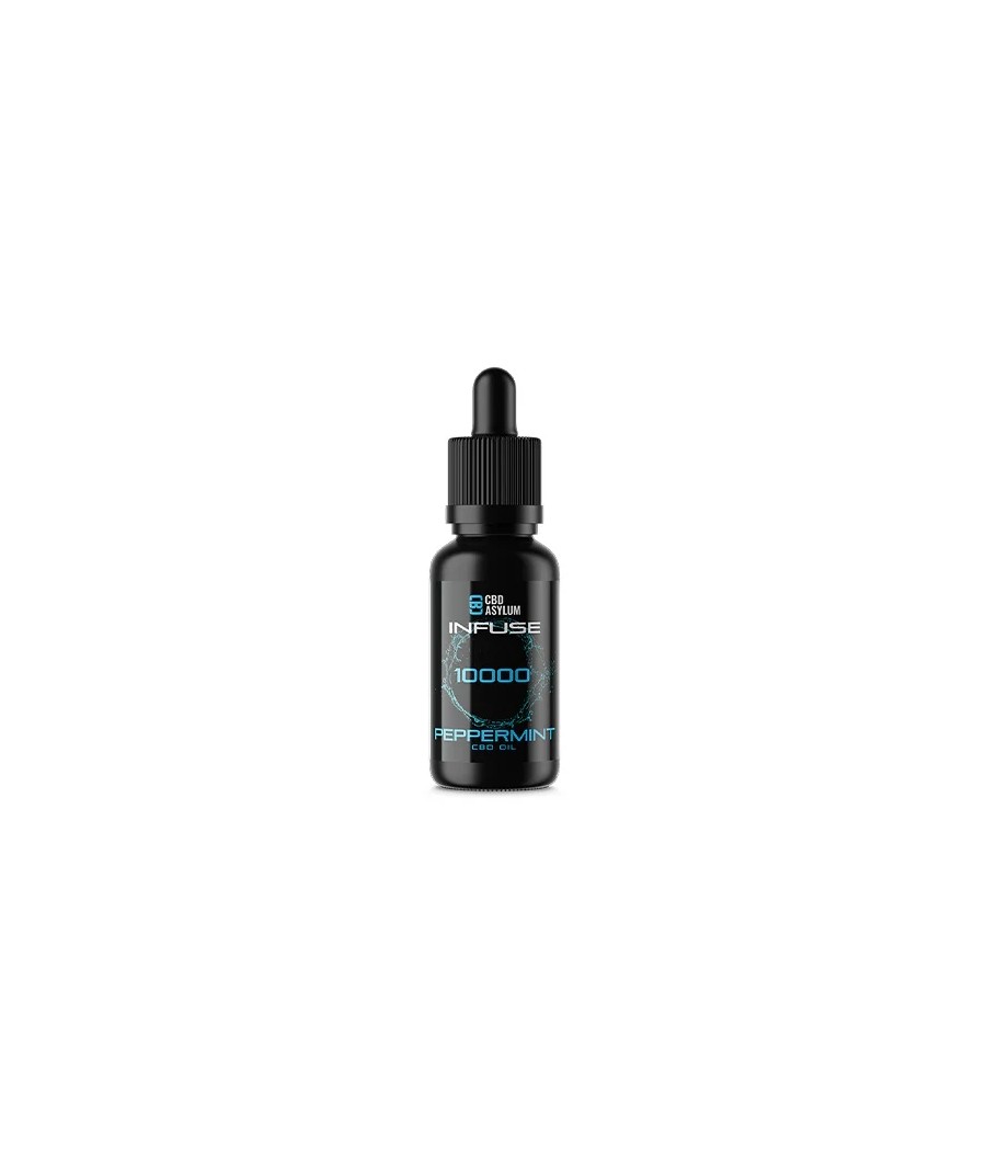 CBD Asylum Infuse 10000mg CBD Peppermint Oil - 30ml (BUY 1 GET 2 FREE)