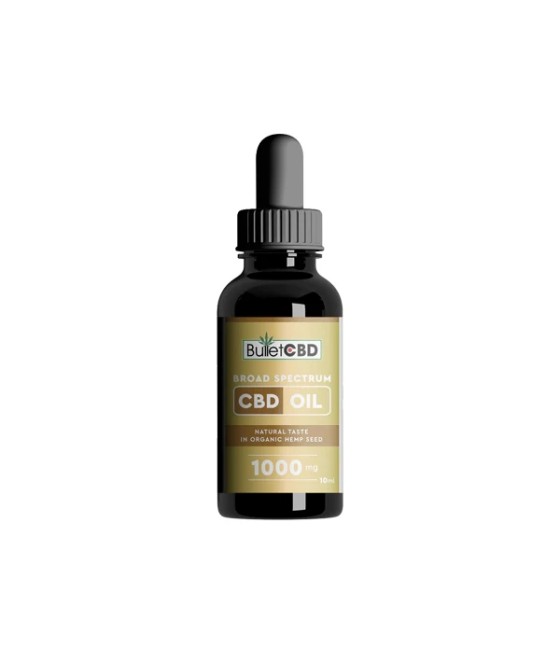 Bullet CBD 1000mg Broad Spectrum CBD Oil - 10ml