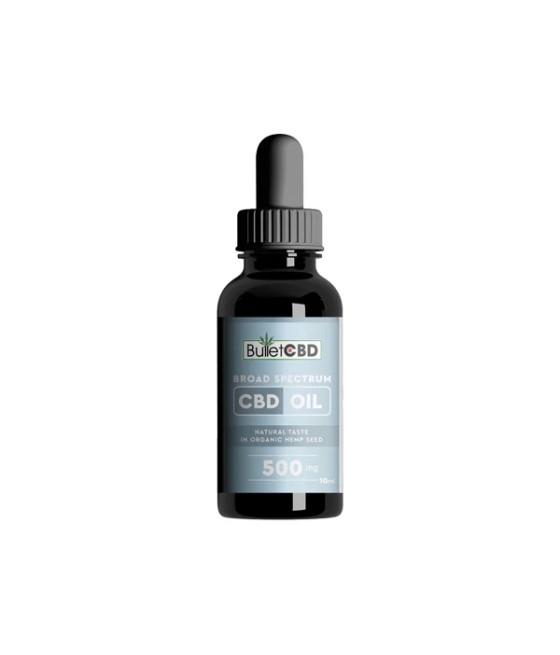 Bullet CBD 500mg Broad Spectrum CBD Oil - 10ml