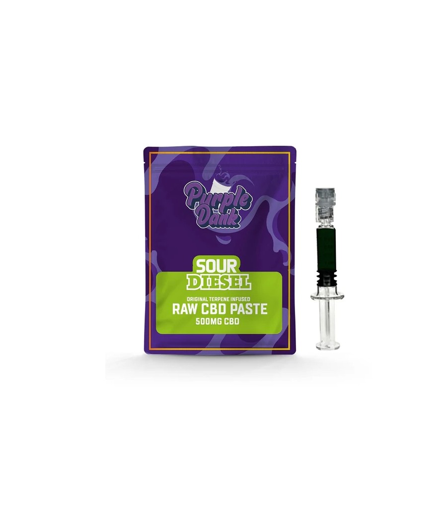 Purple Dank 1000mg CBD Raw Paste with Natural Terpenes - Sour Diesel (BUY 1 GET 1 FREE)