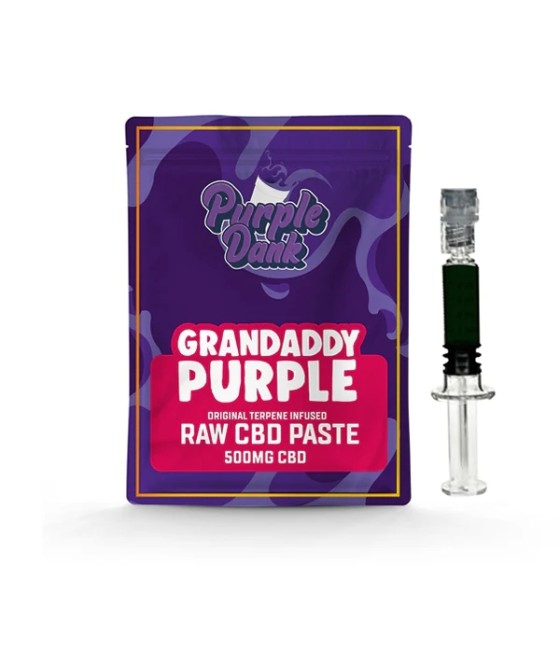 Purple Dank 1000mg CBD Raw Paste with Natural Terpenes - Grandaddy Purple (BUY 1 GET 1 FREE)