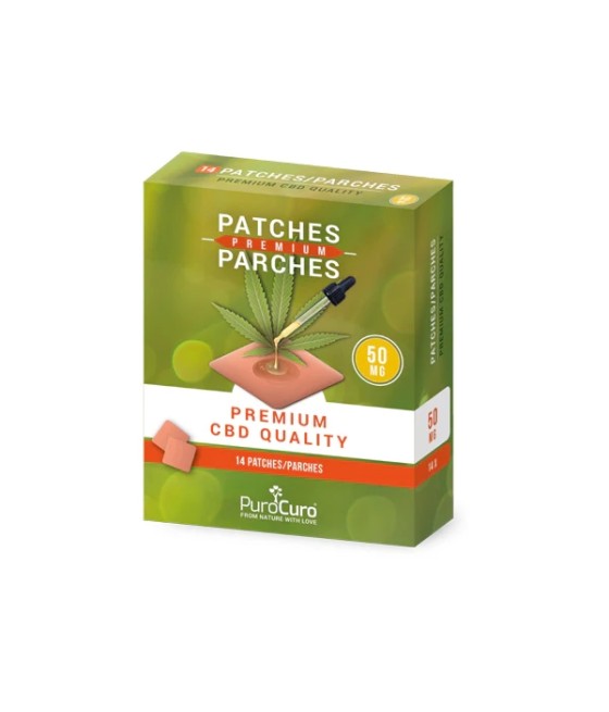 PuroCuro 50mg CBD Premium CBD Patches