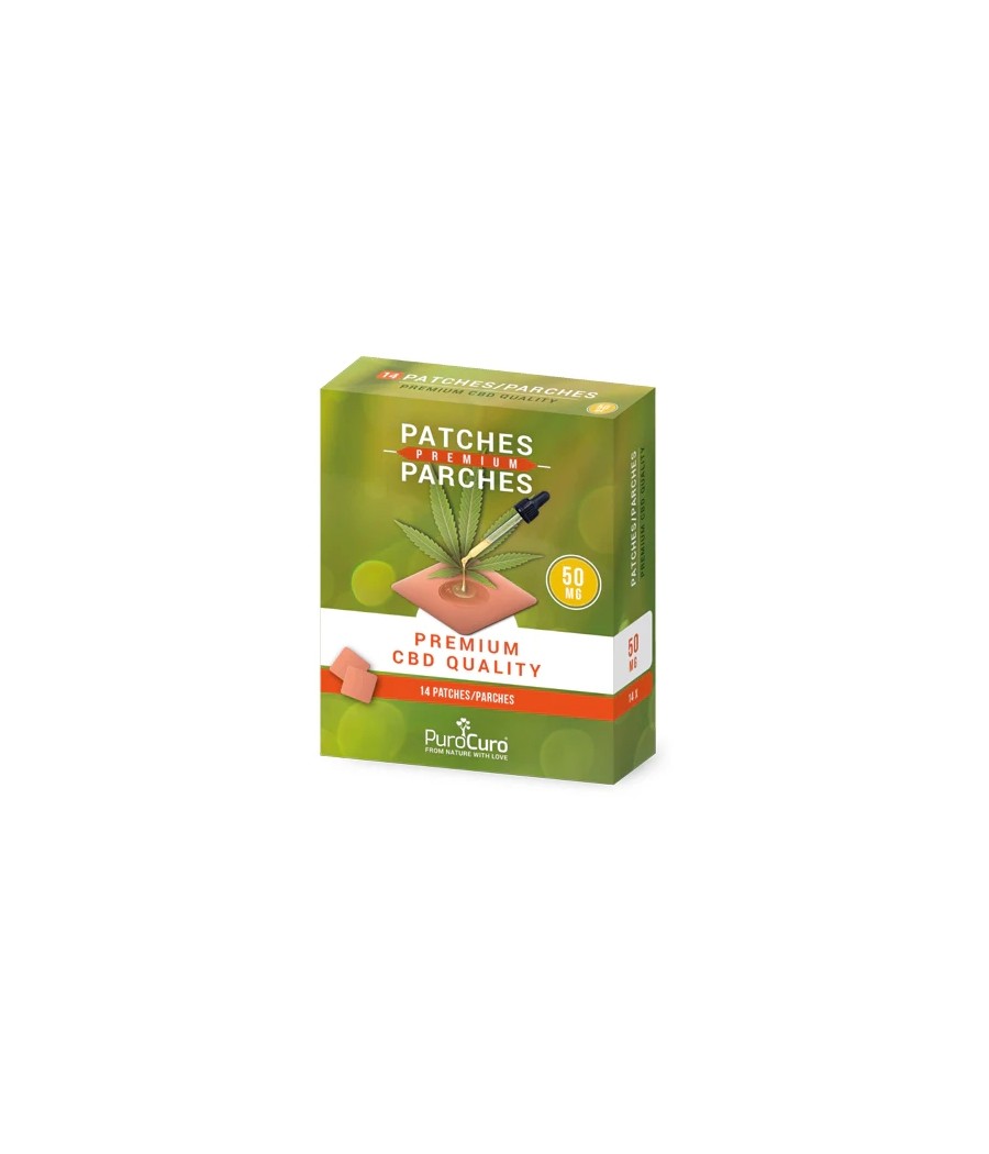 PuroCuro 50mg CBD Premium CBD Patches