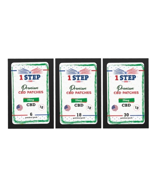 1 Step CBD 20mg CBD Patches