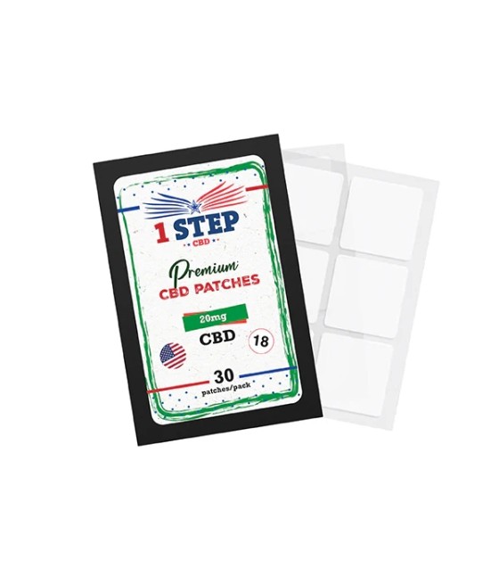 1 Step CBD 20mg CBD Patches