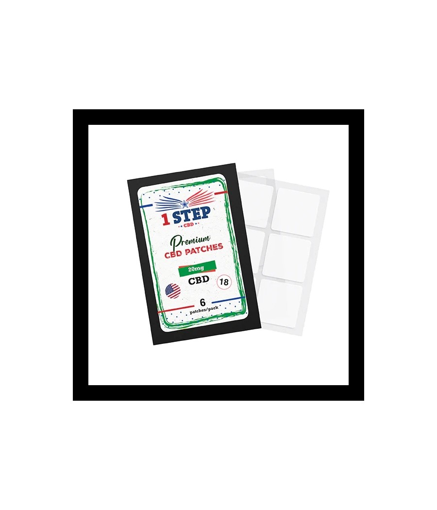 1 Step CBD 20mg CBD Patches