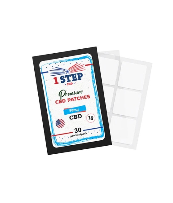 1 Step CBD 50mg CBD Patches
