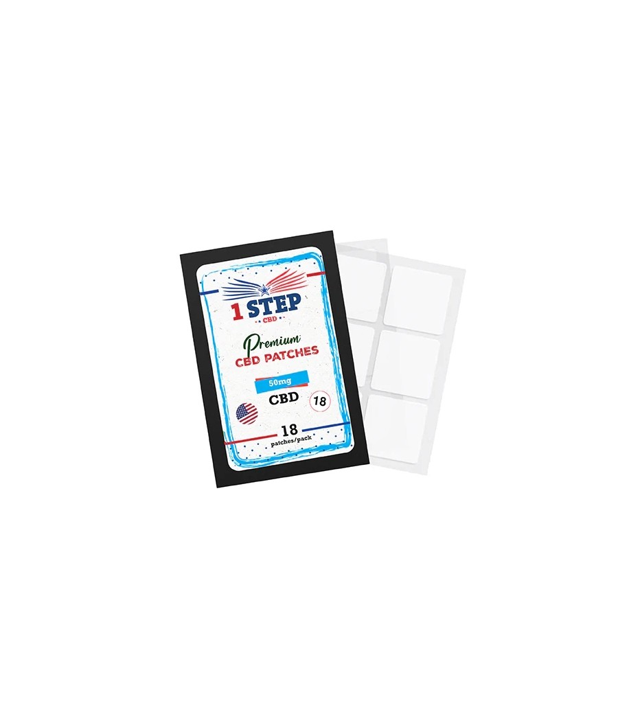 1 Step CBD 50mg CBD Patches