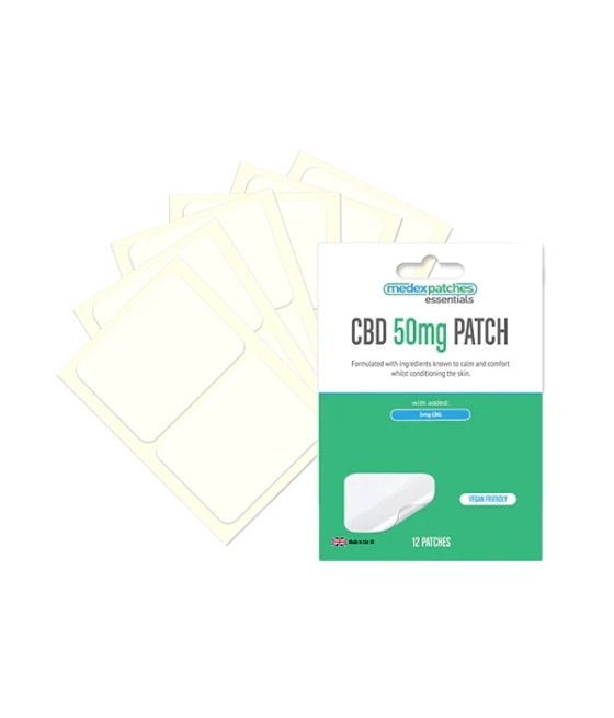 Medex Essentials 50mg CBD Patches - 12 pack