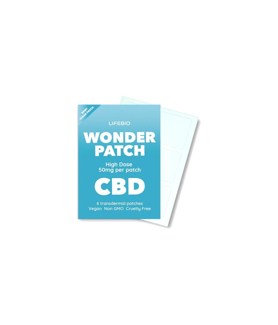 Lifebio 300mg CBD Wonderpatch Patches - 6 Patches