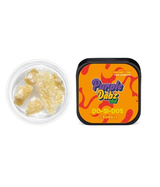 Purple Dabz by Purple Dank 1000mg CBD Crumble - DO-SI-DOS (BUY 1 GET 1 FREE)