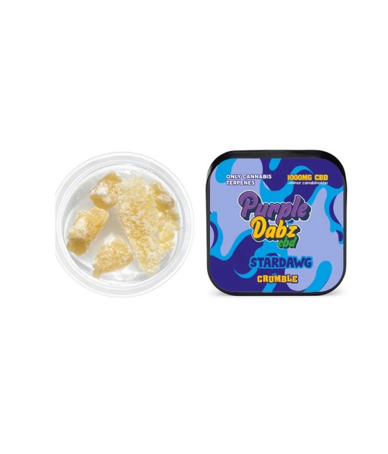 Purple Dabz by Purple Dank 1000mg CBD Crumble - Strawdawg (BUY 1 GET 1 FREE)