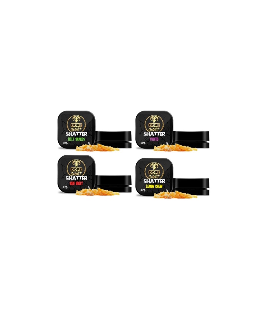 Dope Goat Shatter 98% CBD 1g