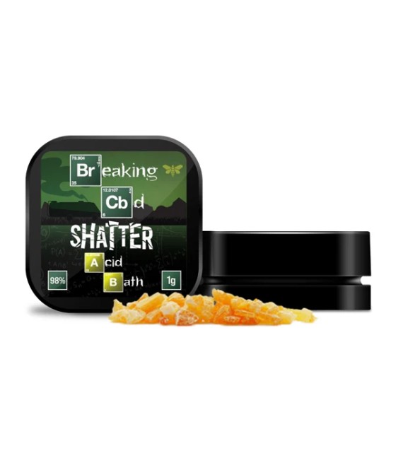 Breaking CBD 98% CBD Shatter - 1g