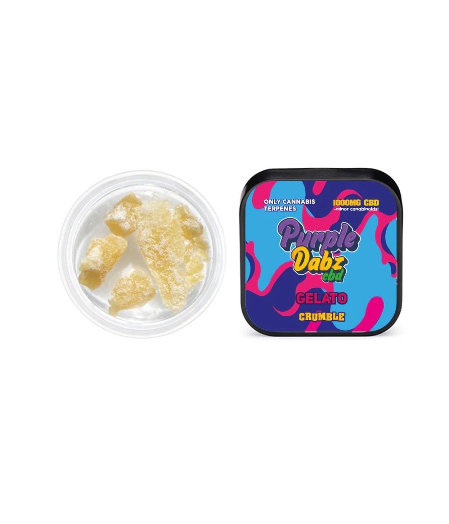 Purple Dabz by Purple Dank 1000mg CBD Crumble - Gelato (BUY 1 GET 1 FREE)
