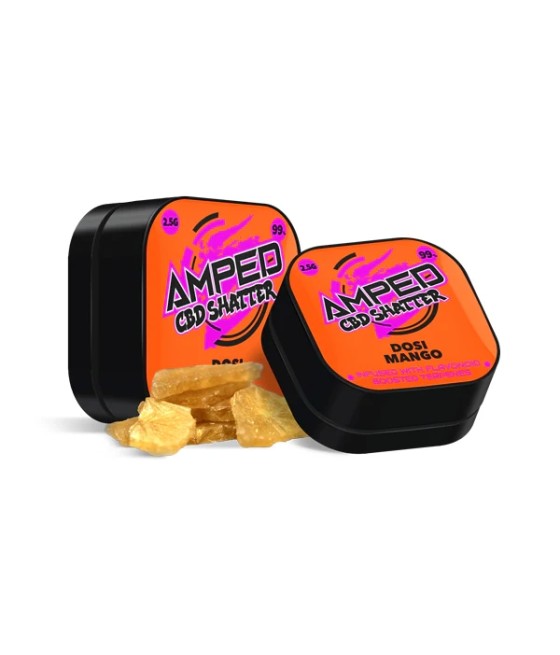 Amped CBD 99% CBD Shatter 1g