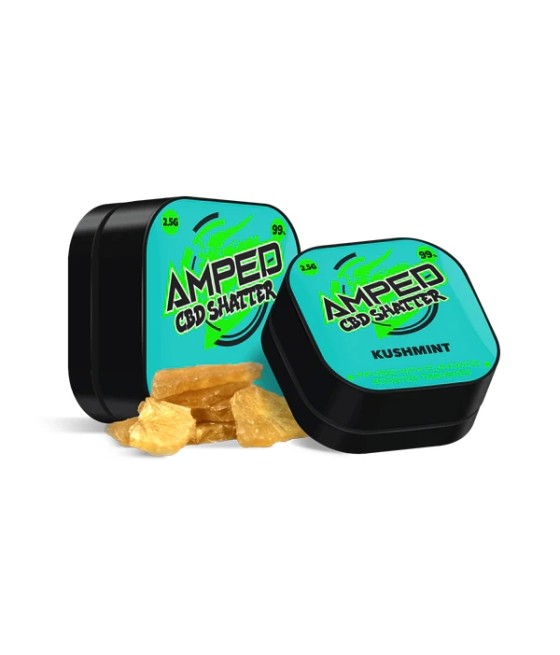 Amped CBD 99% CBD Shatter 1g