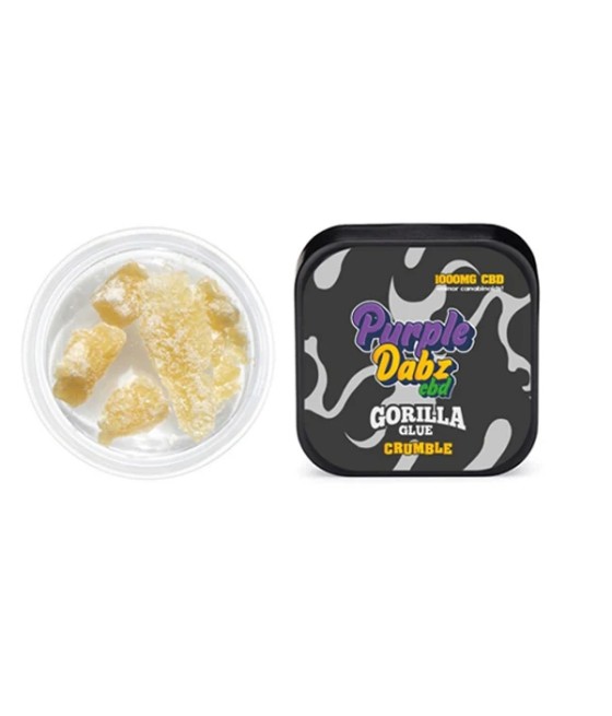 Purple Dabz by Purple Dank 1000mg CBD Crumble - Gorilla Glue (BUY 1 GET 1 FREE)