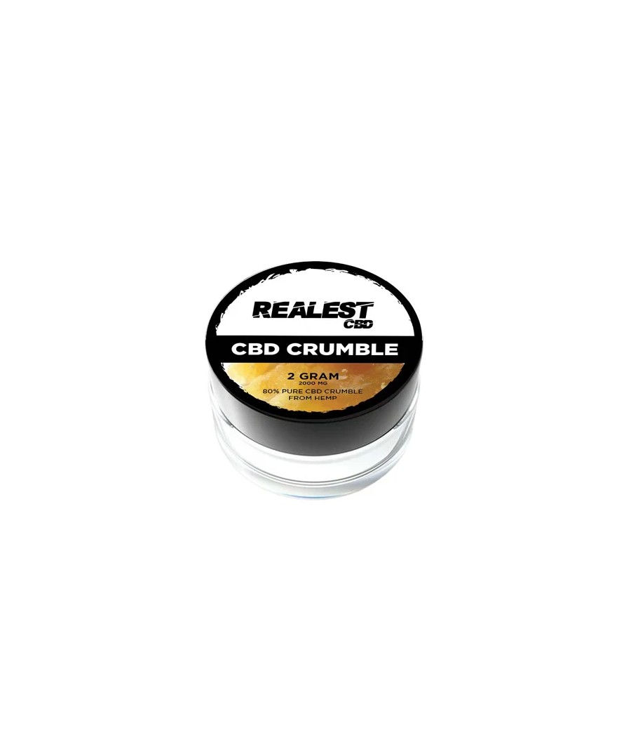 Realest CBD 2000mg 80% Broad Spectrum CBD Crumble (BUY 1 GET 1 FREE)