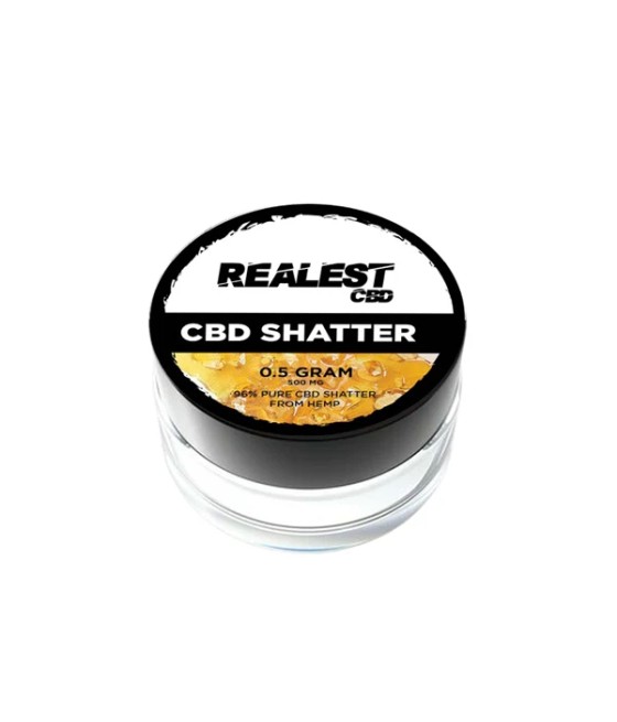 Realest CBD 500mg Broad Spectrum CBD Shatter (BUY 1 GET 1 FREE)