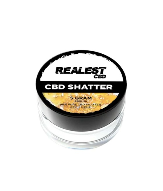 Realest CBD 5000mg Broad Spectrum CBD Shatter (BUY 1 GET 1 FREE)