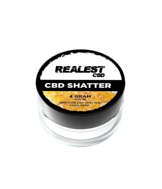 Realest CBD 4000mg Broad Spectrum CBD Shatter (BUY 1 GET 1 FREE)