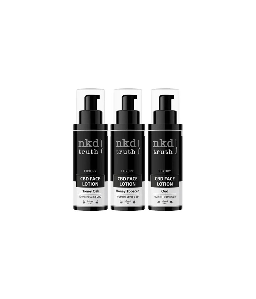 NKD 50mg CBD Face Lotion - 100ml NKD 50mg CBD Face Lotion - 100ml