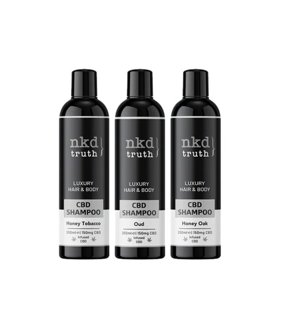 NKD 150mg CBD Hair and Body Shampoo 250ml