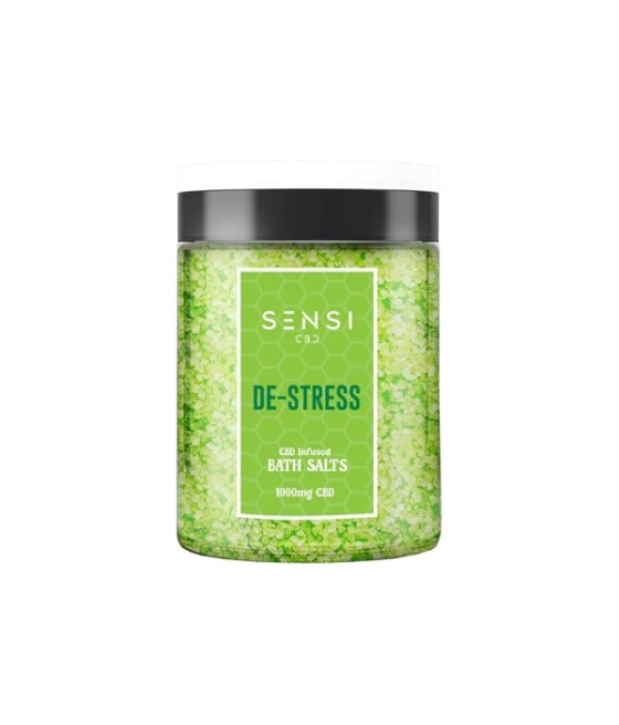 Sensi CBD 1000mg CBD Infused Bath Salts - 700g (BUY 1 GET 1 FREE) Sensi CBD 1000mg CBD Infused Bath Salts - 700g (BUY 1 GET 1 FREE)