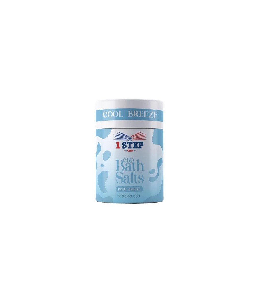 1 Step CBD 1000mg CBD Bath Salts - 500g (BUY 1 GET 1 FREE)