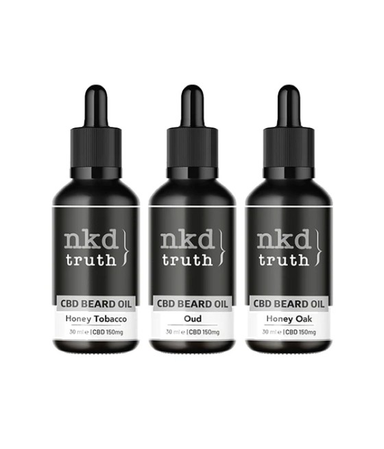 NKD 150mg CBD Infused Speciality Beard Oils 30ml